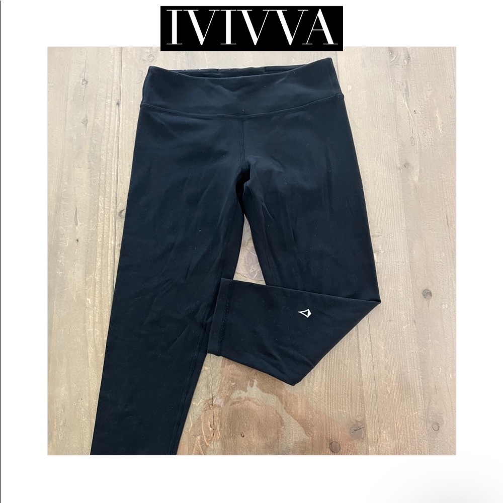 Ivivva Leggings, Black, Size 12, crop, some wear